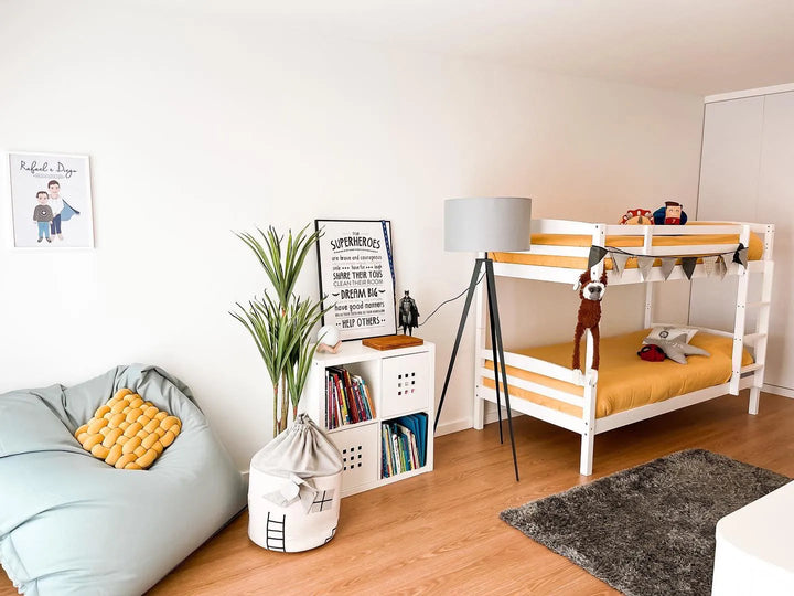 Bunk Bed Pine Wood Regat 90 x 200 cm (EU Single) White
