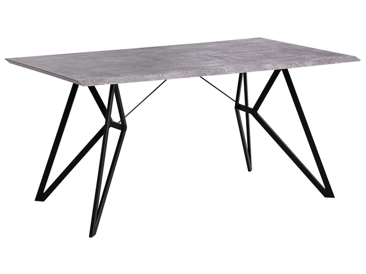 Buscot Dining Table 160 x 90 cm Concrete Effect