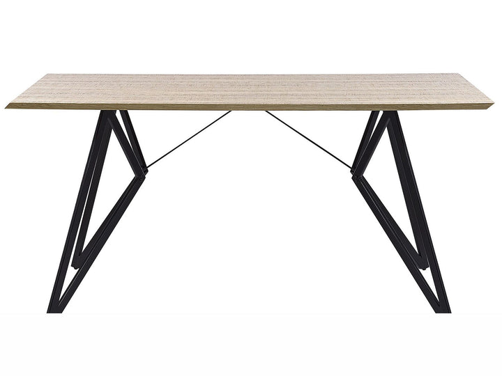 Alayna Dining Table 160 x 90 cm Light Wood