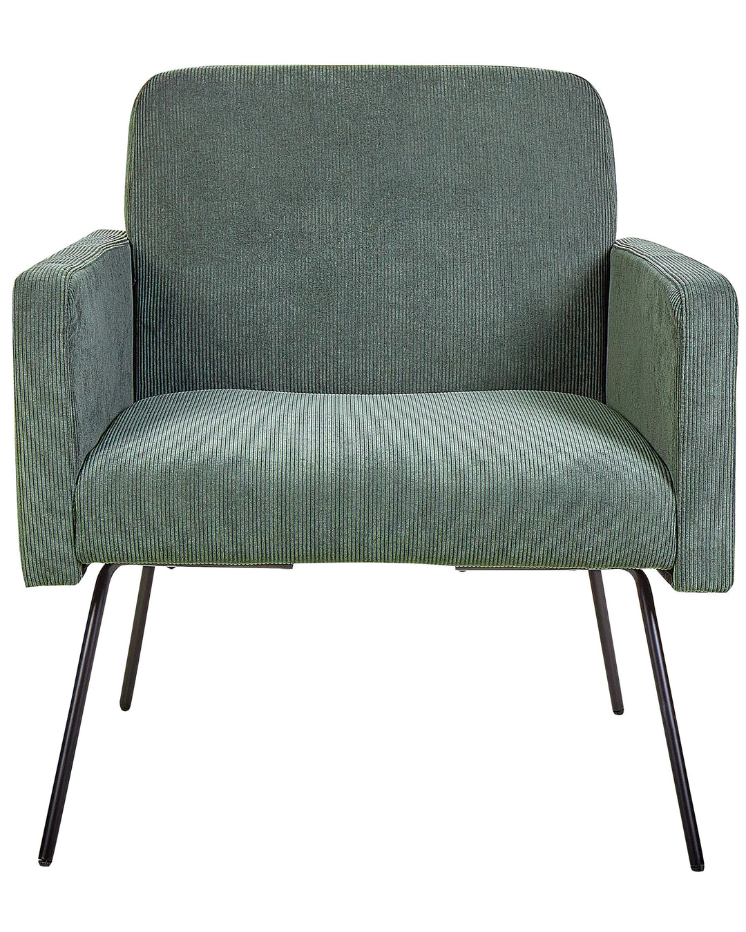 Armchair Corduroy Dark Green Walthill
