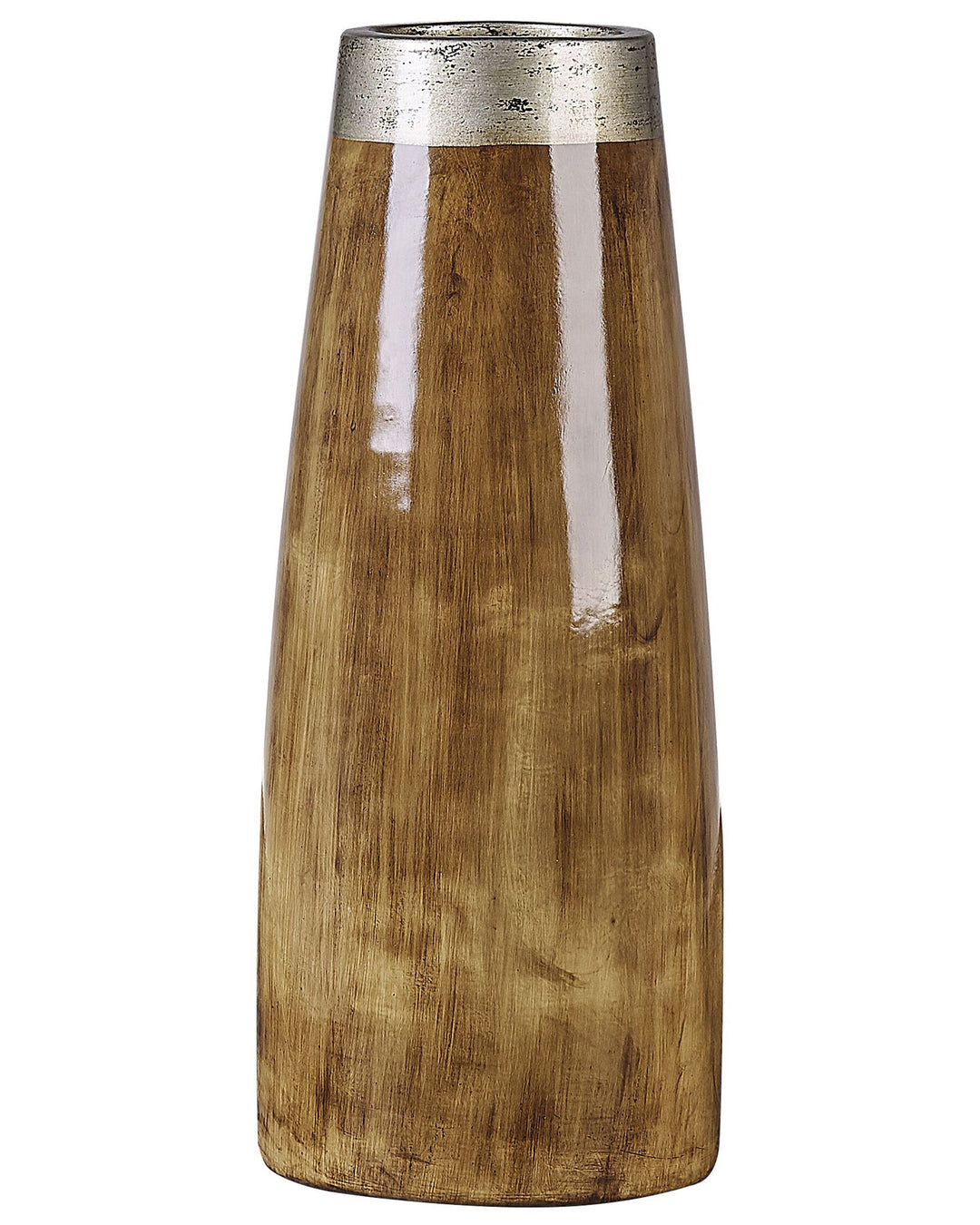 Cyrene Decorative Vase Ceramic 50 cm Dark Brown