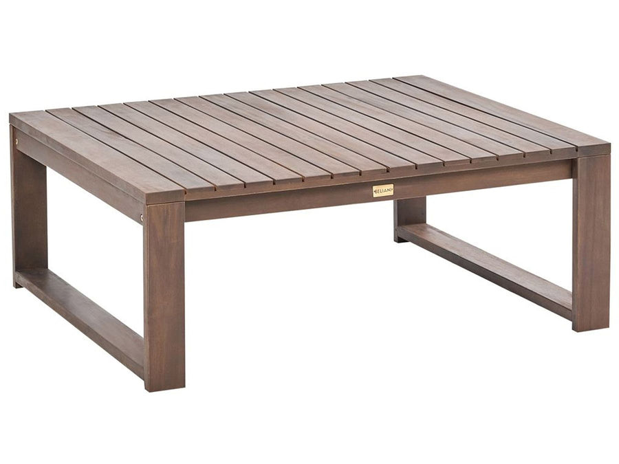 Timor Garden Coffee Table  90 cm 75 cm Certified Acacia Wood Dark Brown