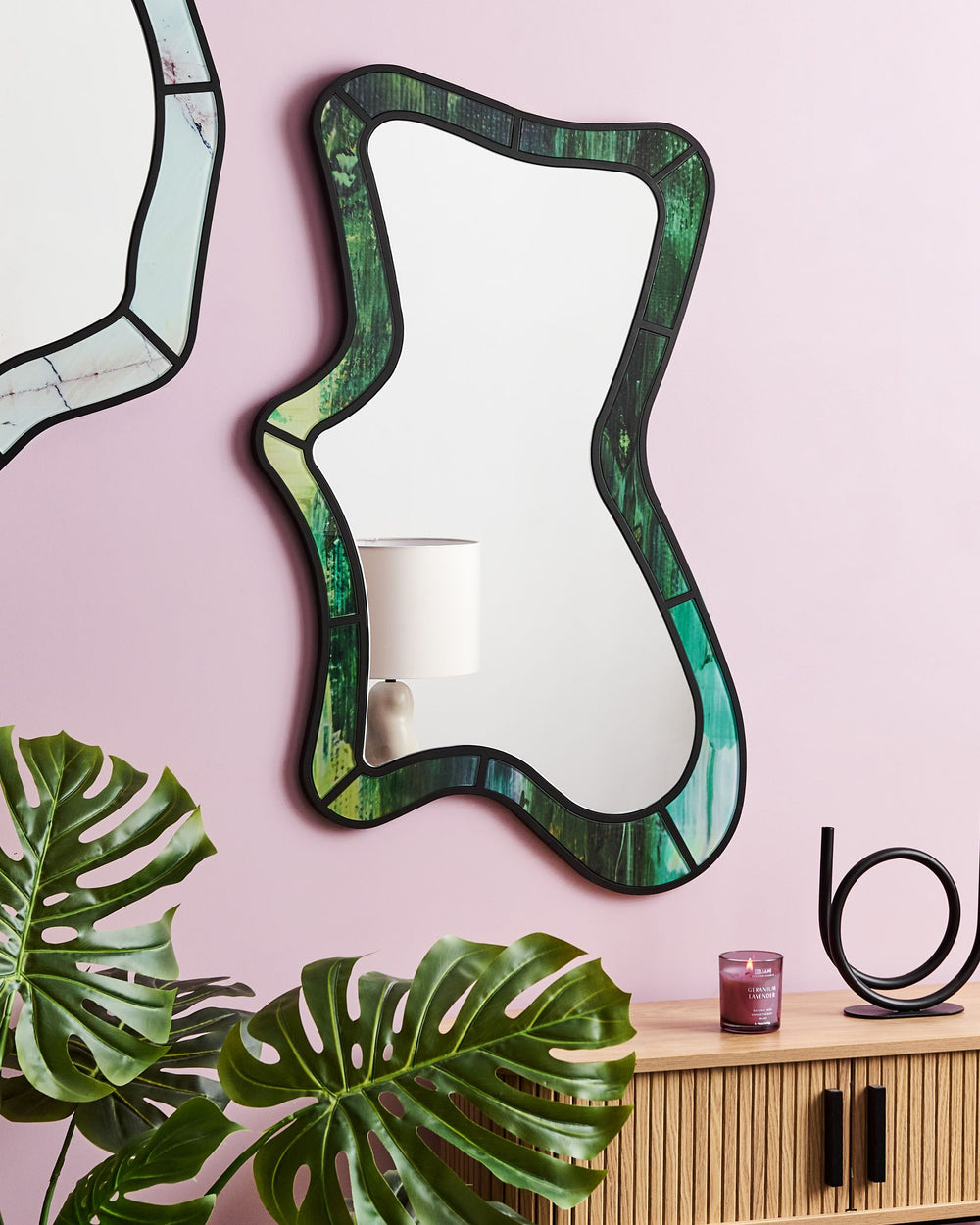 Cerville Wall Mirror Green