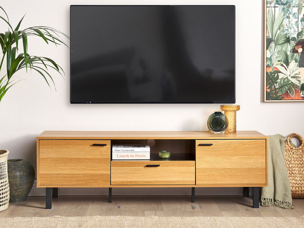 TV Stand Light Brown Claremont