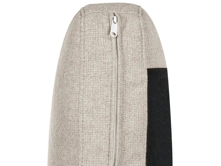 Corner Sofa Bed 3 Seater Faux Linen Beige Left Hand Standridge