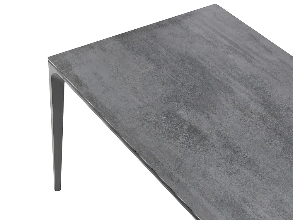 Conference Table 90 cm x 180 cm Dark Grey Paolo