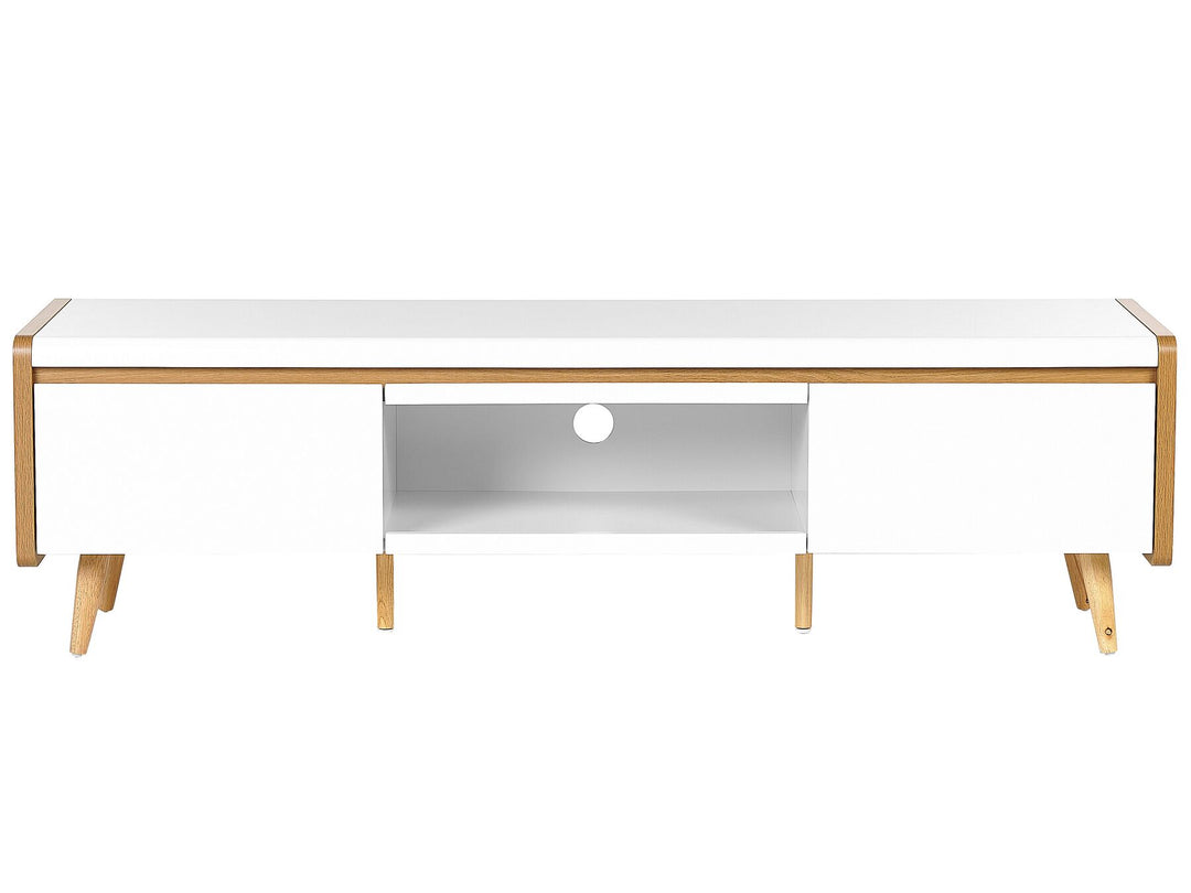 TV Stand White Carmavy