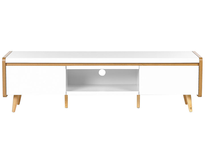 TV Stand White Carmavy