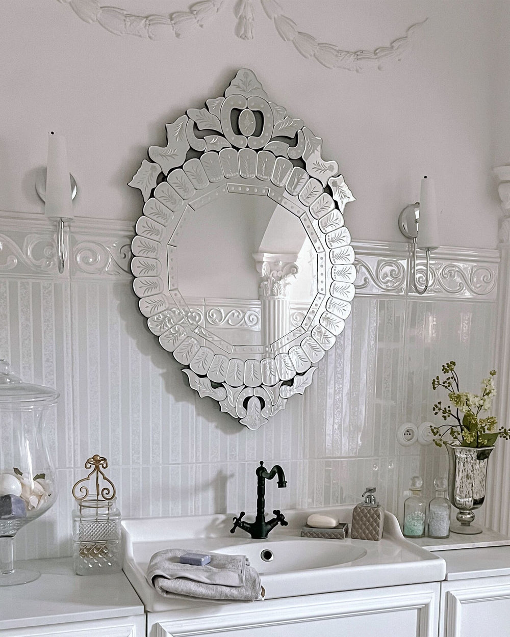 Craon Wall Mirror Silver
