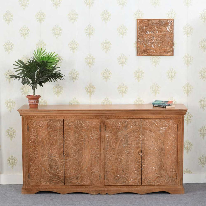 Artwork Mango Wood Sideboard Xl