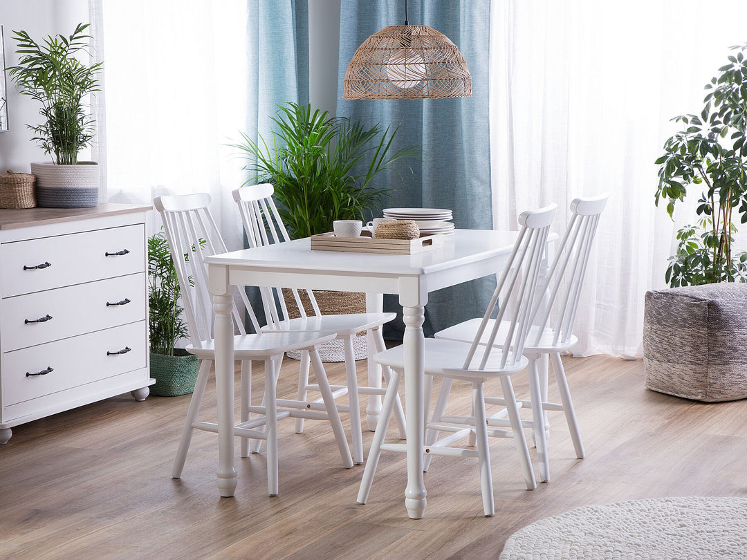 Cary Wooden Dining Table 120 x 75 cm White