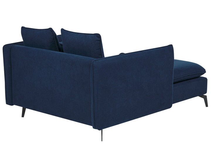 Charmes Fabric Chaise Lounge Blue