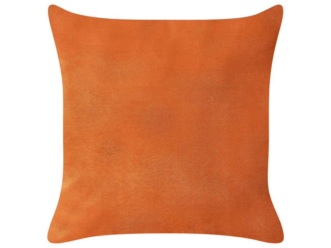 Chaumont Left Hand Velvet Chaise Lounge Orange