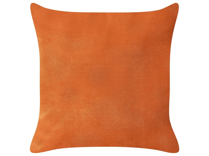 Chaumont Left Hand Velvet Chaise Lounge Orange