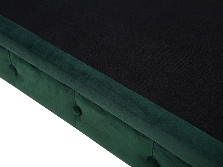 Chesterfield 3 Seater Velvet Fabric Sofa Green