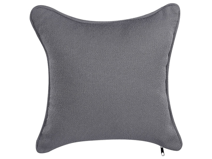 Chevannes Left Hand Boucle Chaise Lounge Dark Grey