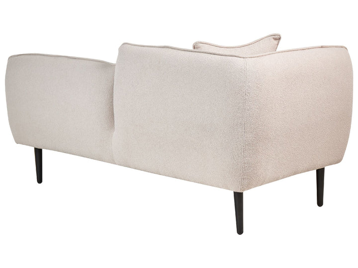 Chevannes Left Hand Boucle Chaise Lounge Light Beige