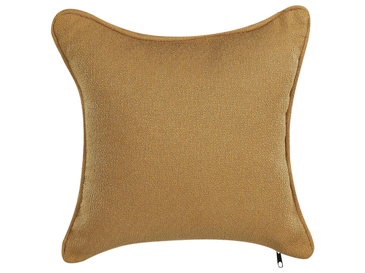 Chevannes Left Hand Boucle Chaise Lounge Mustard