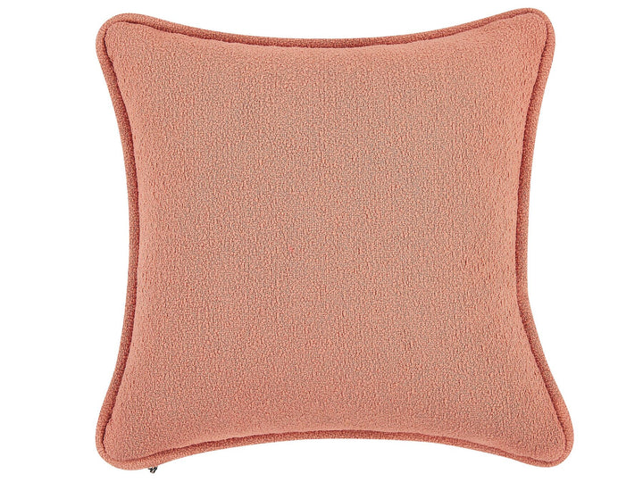 Chevannes Left Hand Boucle Chaise Lounge Peach Pink