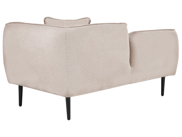 Chevannes Right Hand Boucle Chaise Lounge Light Beige