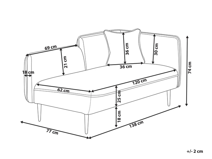 Chevannes Right Hand Boucle Chaise Lounge Mustard