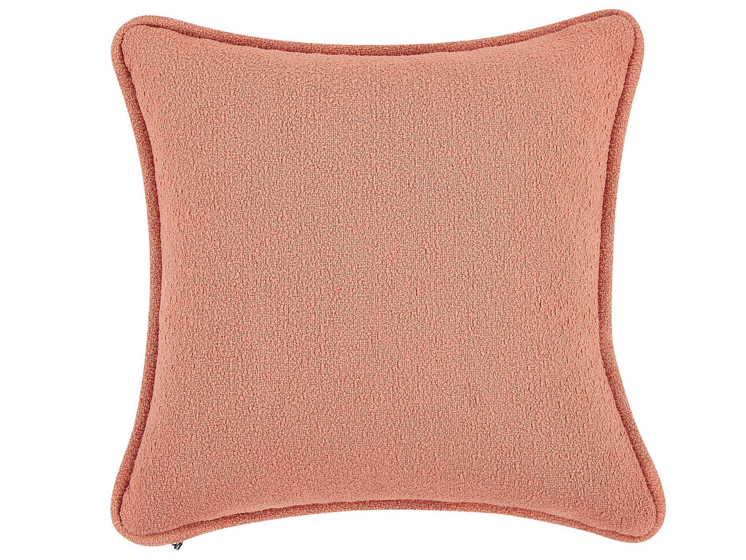 Chevannes Right Hand Boucle Chaise Lounge Peach Pink