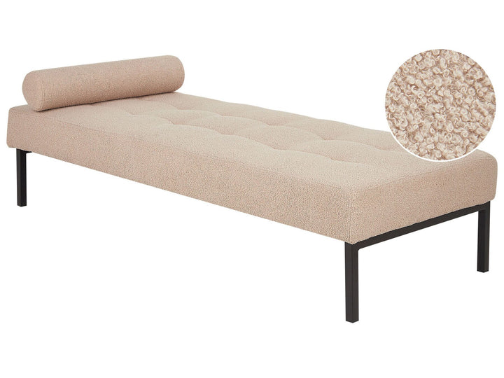 Chinon Boucle Chaise Longue Beige