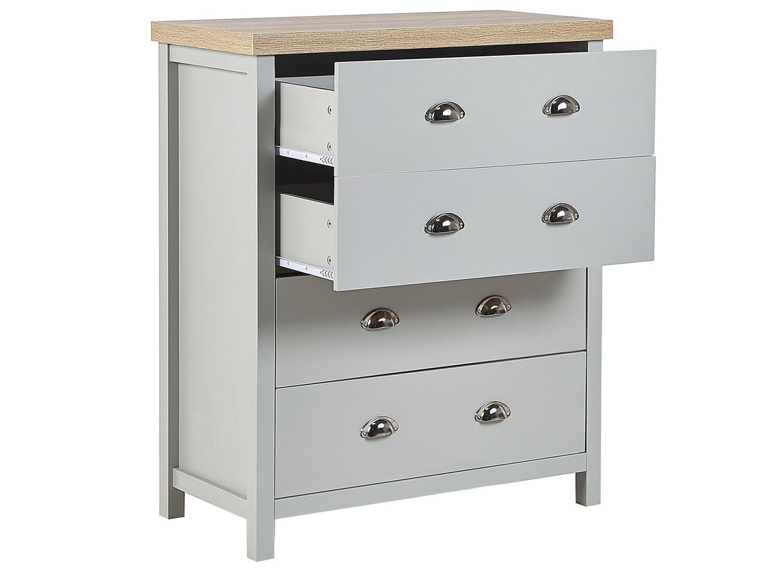 Theodora 4 Drawer Chest Grey