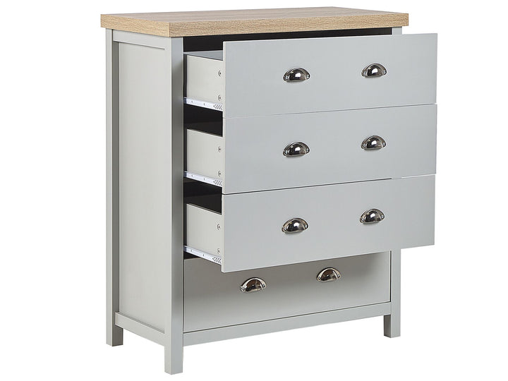 Theodora 4 Drawer Chest Grey