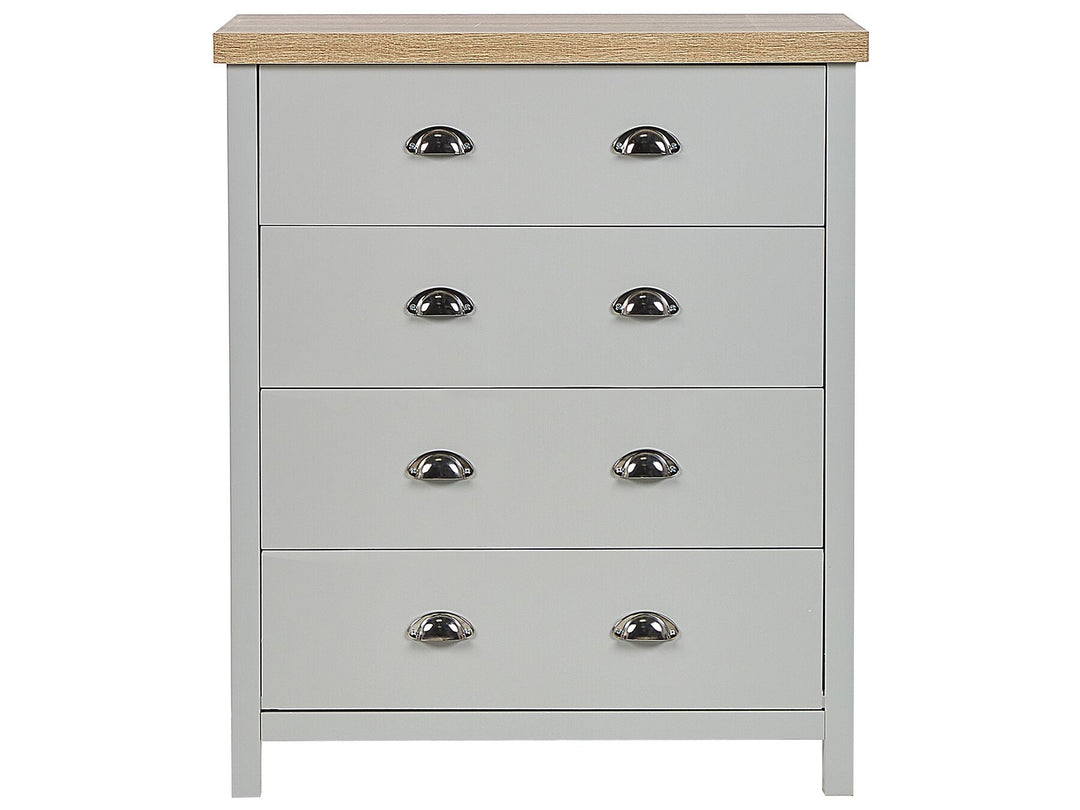 Theodora 4 Drawer Chest Grey