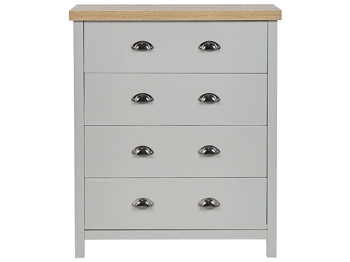 Theodora 4 Drawer Chest Grey