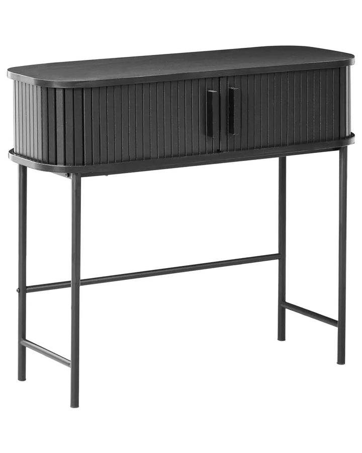 Console Table Black Solid Workmanship Soltera