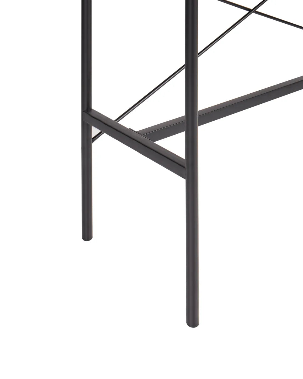 Console Table Black Robust Frame Sorino