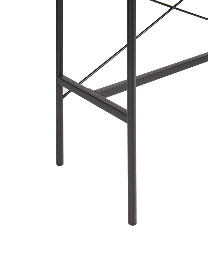 Console Table Black Robust Frame Sorino