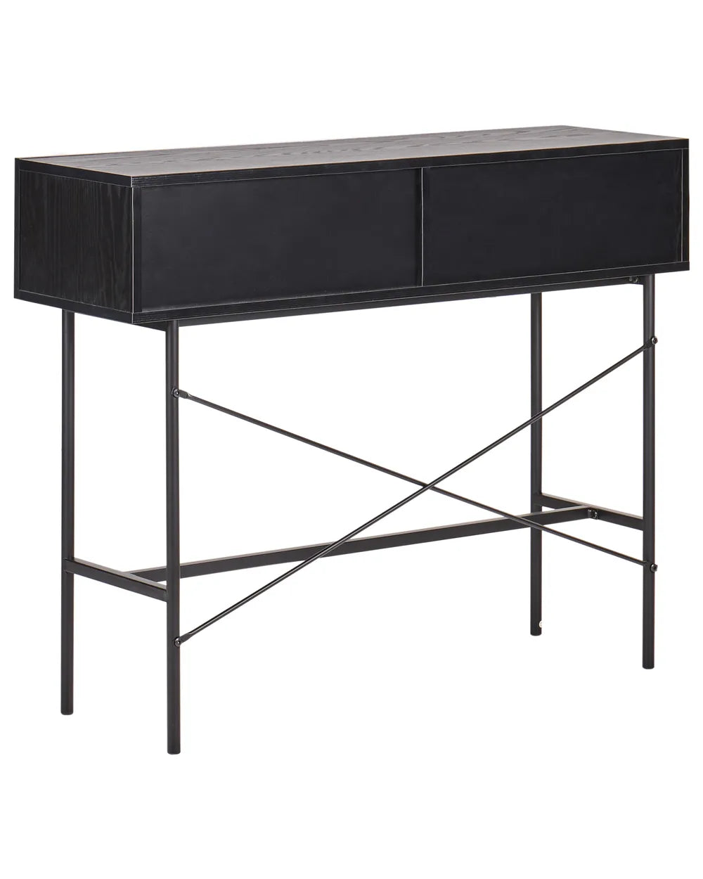Console Table Black Robust Frame Sorino