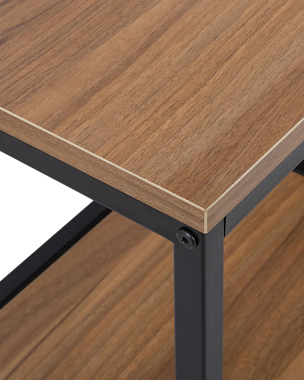 Console Table Brown Functional Storage Space Brento