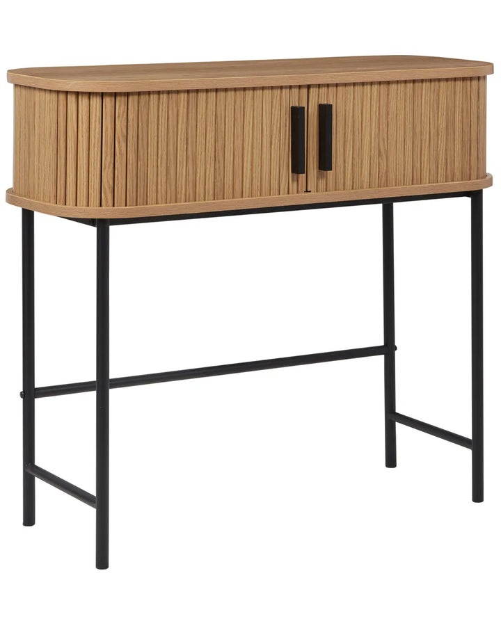 Console Table Brown Retro Style Quivara