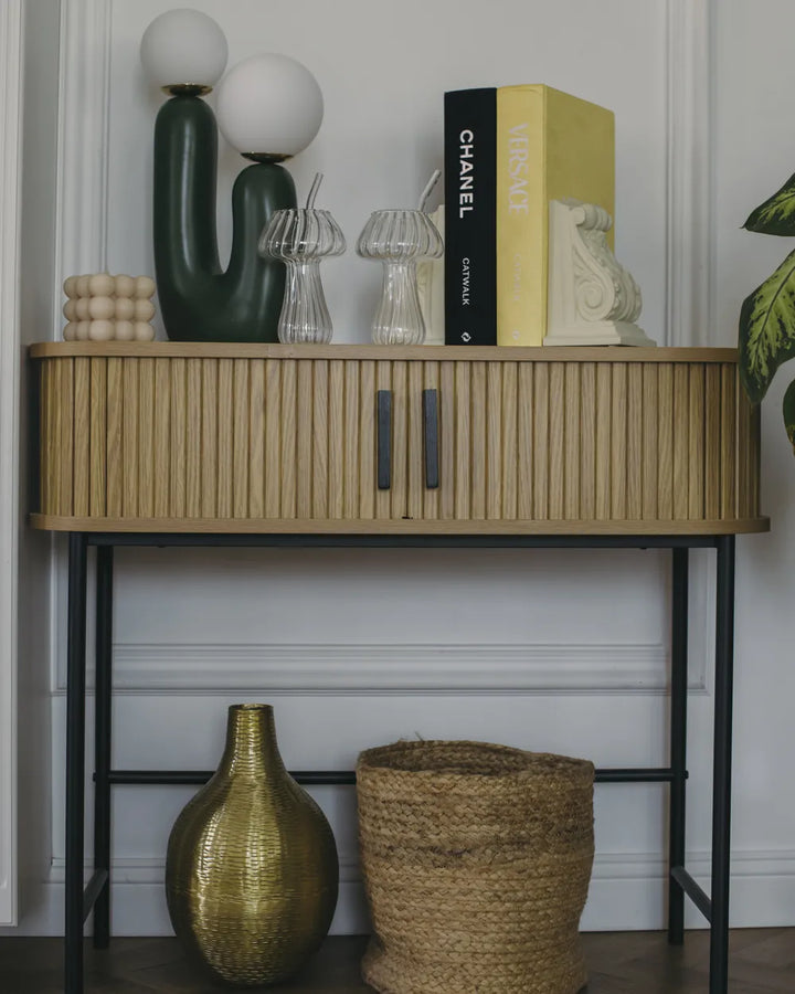 Console Table Brown Retro Style Quivara