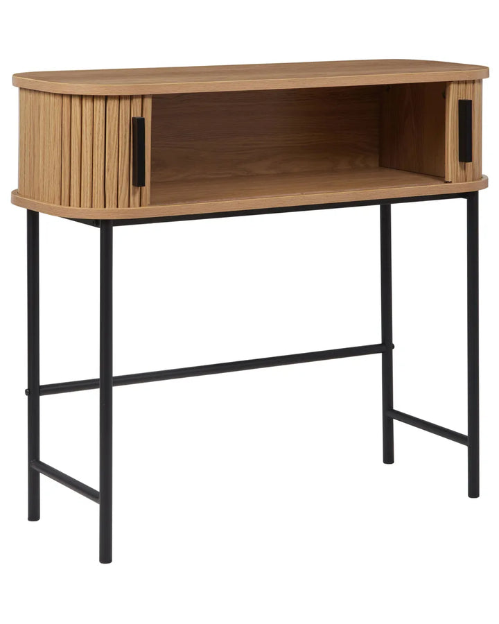 Console Table Brown Retro Style Quivara