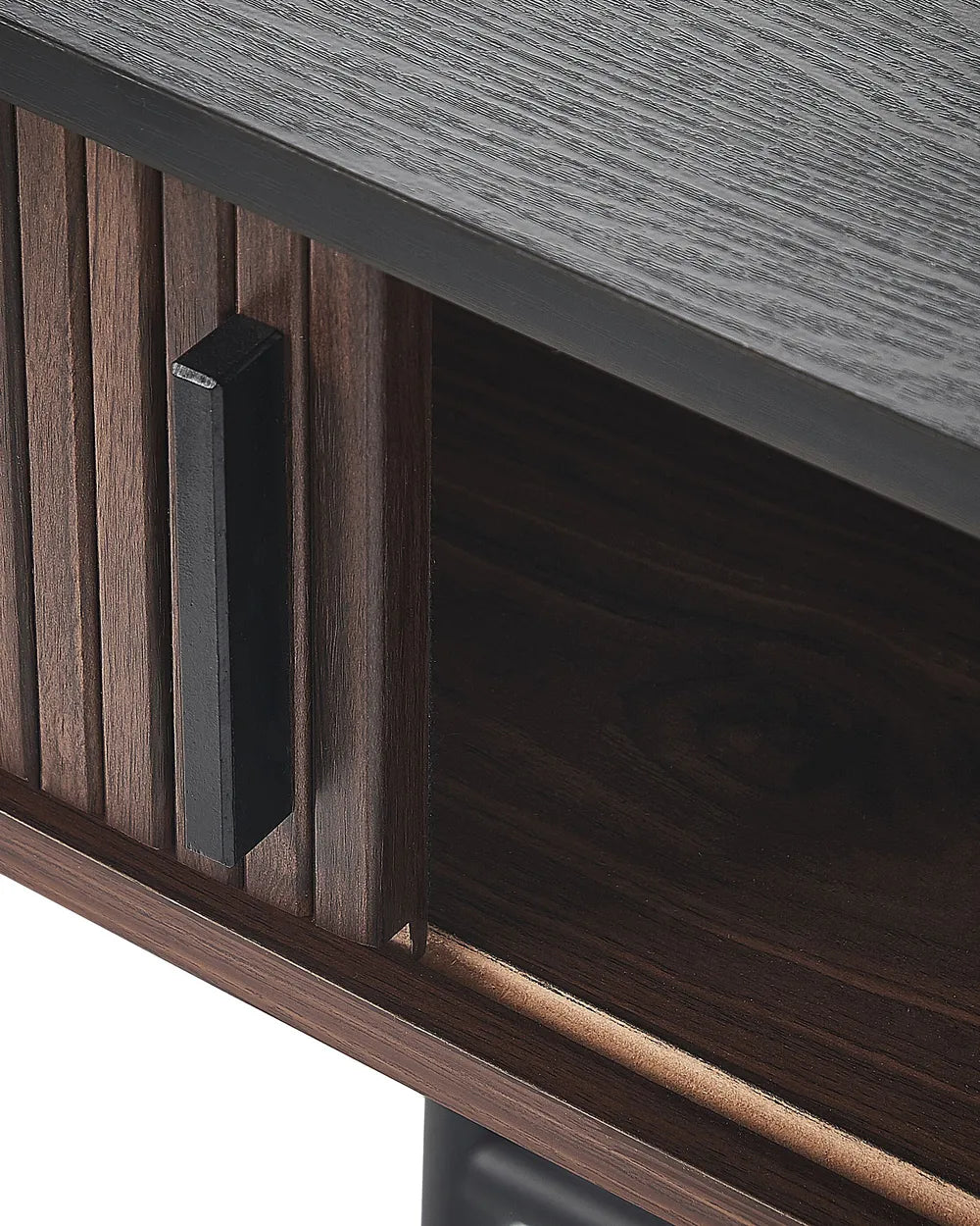 Console Table Dark Brown Durable Construction Bervin