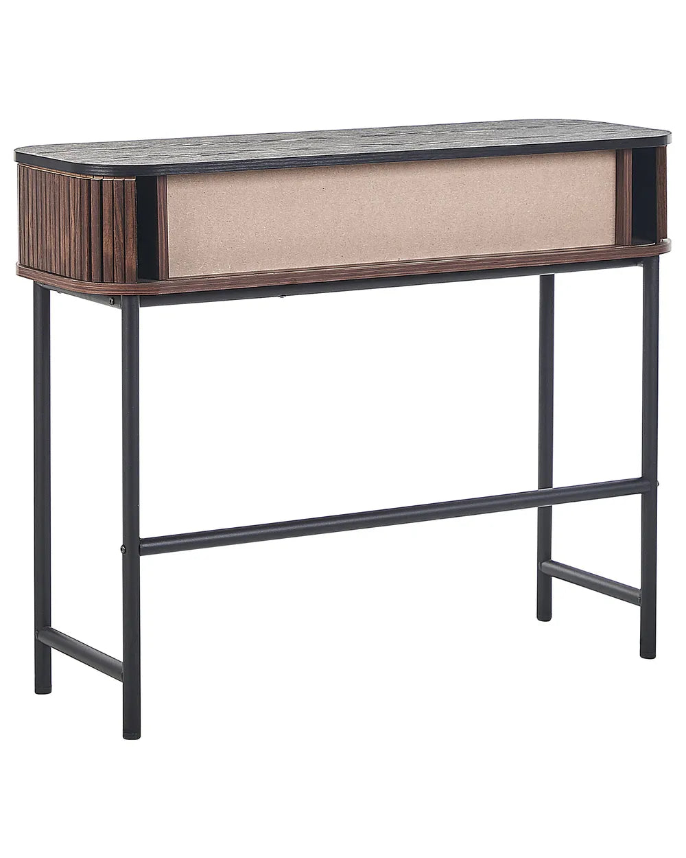 Console Table Dark Brown Durable Construction Bervin