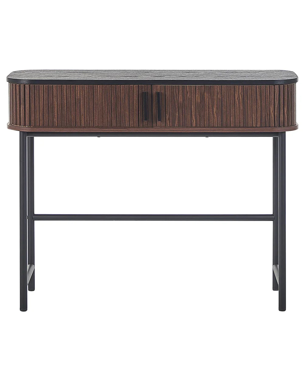 Console Table Dark Brown Durable Construction Bervin
