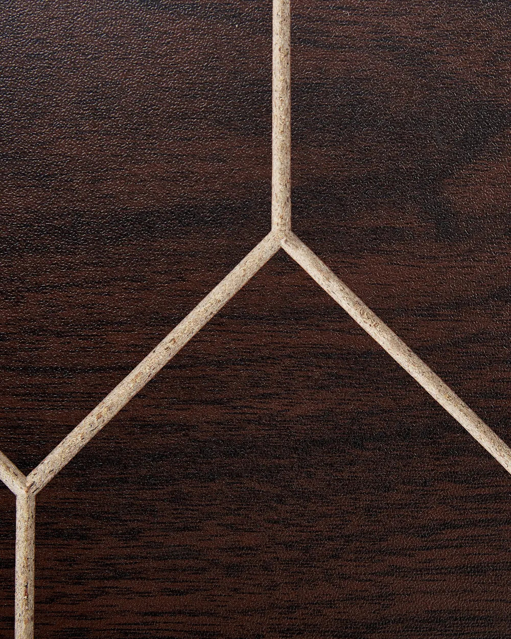 Console Table Dark Brown Additional Storage Space Orvian