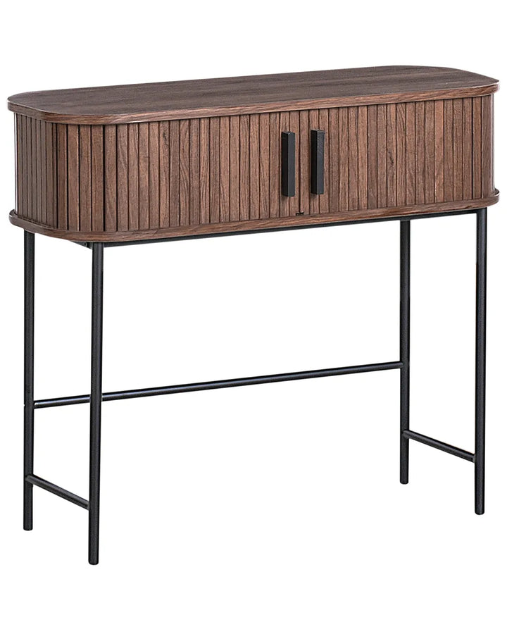 Console Table Dark Brown Retro Style Quivara