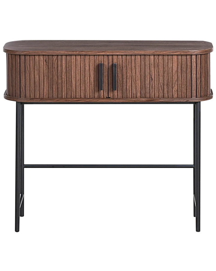 Console Table Dark Brown Retro Style Quivara