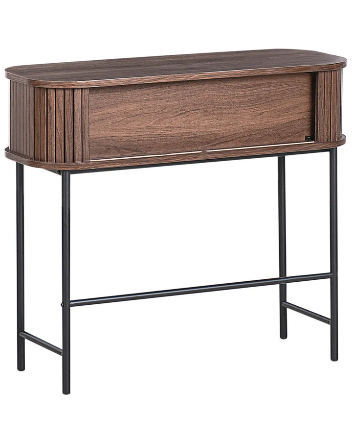 Console Table Dark Brown Retro Style Quivara