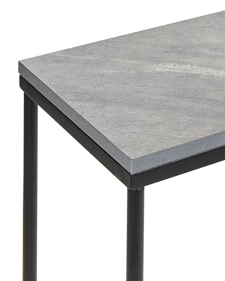 Console Table Grey Concrete Effect High Quality Castero