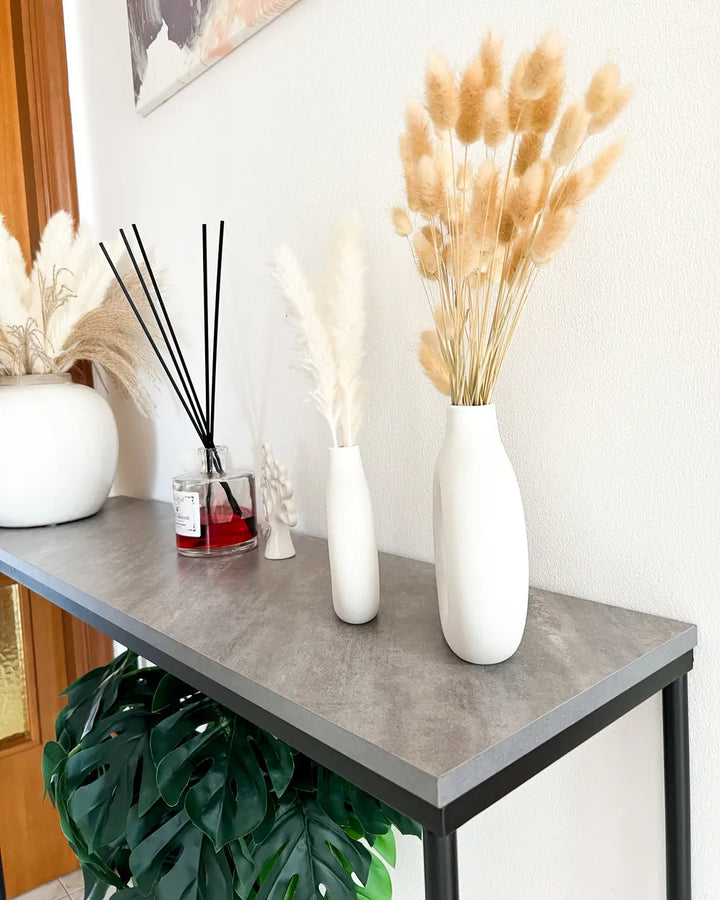 Console Table Grey Concrete Effect High Quality Castero