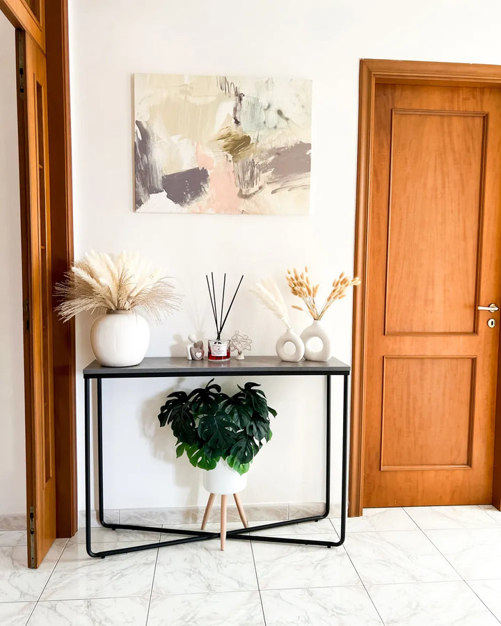 Console Table Grey Concrete Effect High Quality Castero