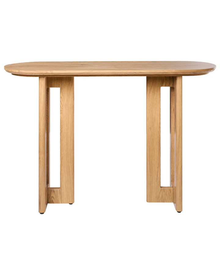 Console Table Light Brown Decorative Yet Functional Welkin